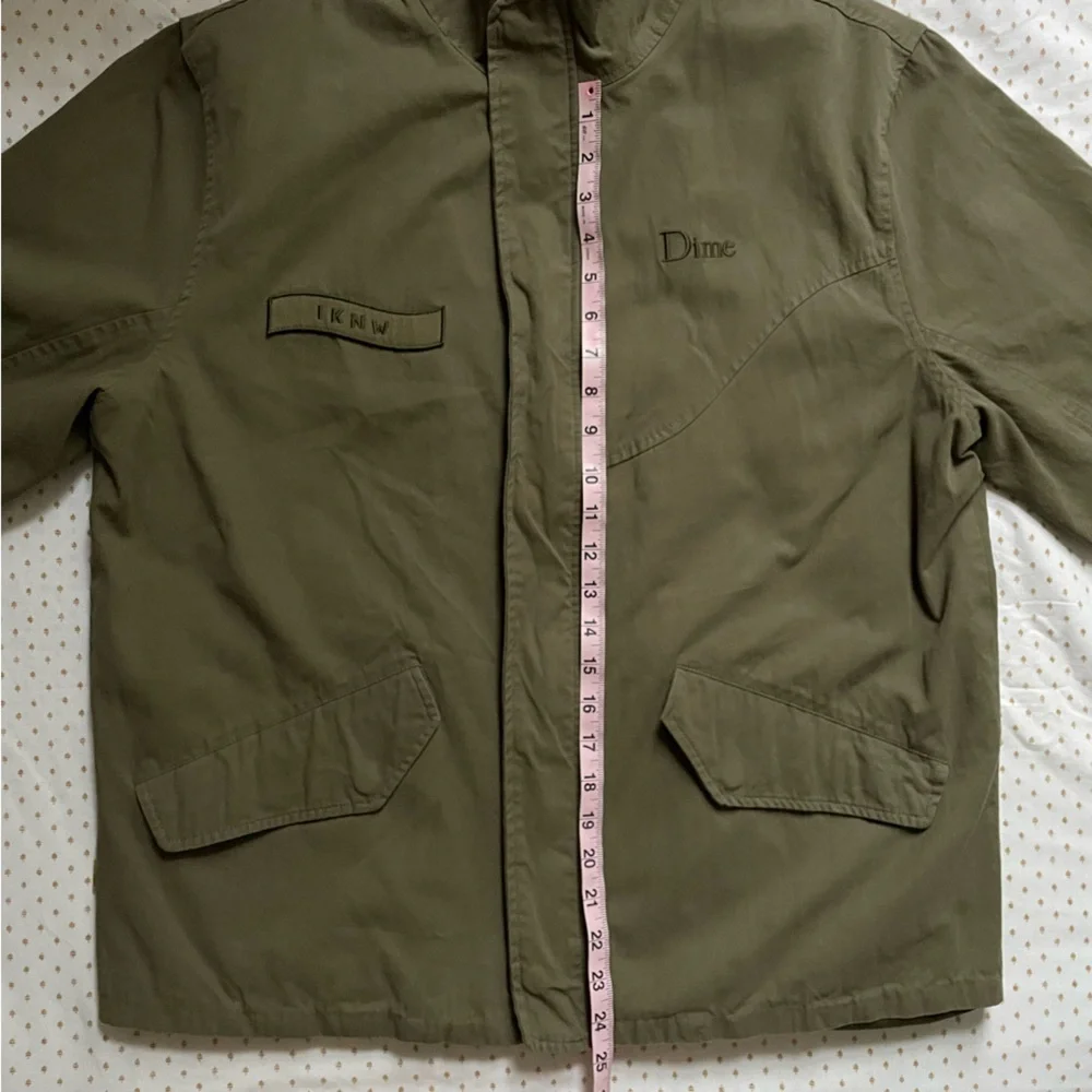 Dime Men’s Military I Know Jacket Army Green Size Large - Picture 10 of 10